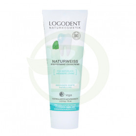 Dentífrico Crema Balnqueadora Ac. Hial & Menta Bio 75Ml. Logona