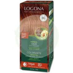 Colorante Vegetal 040 Cobre Intenso Henna Bio 2X50gr. Logona