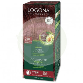 Colorante Vegetal 050 Caoba Henna Bio 2X50gr. Logona