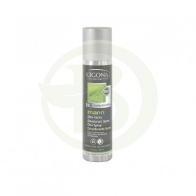 Desodorante Spray Mann Ginkgo & Cafeina Bio 100Ml. Logona