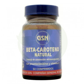 Betacaroteno Natural 50 Comprimidos G.S.N.