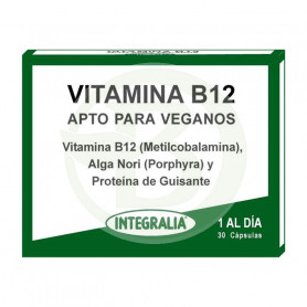 Vitamina B12 Vegana 30 Capsulas Integralia