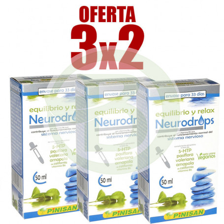 Pack 3x2 Neurodrops 50Ml. Pinisan