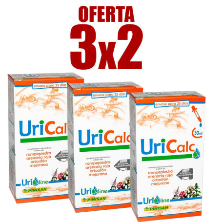 Pack 3x2 Uricalc 50Ml. Pinisan