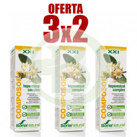 Pack 3x2 Composor 3 Hepavesical Complex 50Ml. Soria Natural
