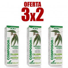 Pack 3x2 Composor 12 Eucalyptus Complex 50Ml. Soria Natural