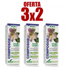 Pack 3x2 Composor 20 Dologen Complex 50Ml. Soria Natural