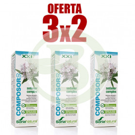 Pack 3x2 Composor 5 Sedaner Complex 50Ml. Soria Natural