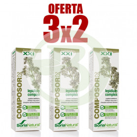 Pack 3x2 Composor 25 Lepidium Complex 50Ml. Soria Natural