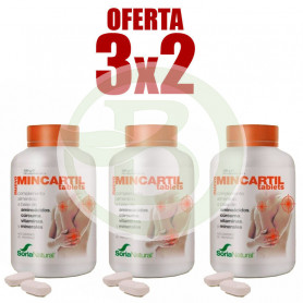 Pack 3x2 Mincartil Reforzado 180 Tabletas Soria Natural