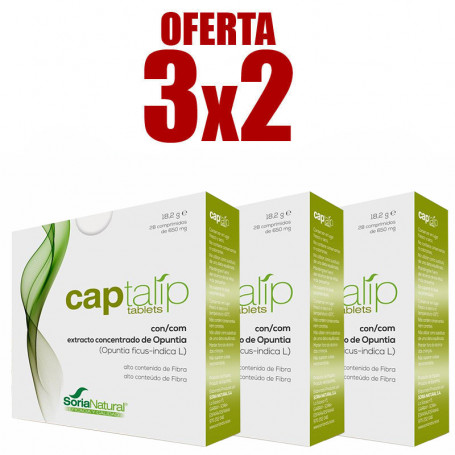 Pack 3x2 Captalip 28 Comprimidos Soria Natural