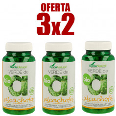 Pack 3x2 Verde de Alcachofa 80 Cápsulas Soria Natural