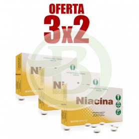 Pack 3x2 Vitamina B3 Retard 48 Comprimidos Soria Natural