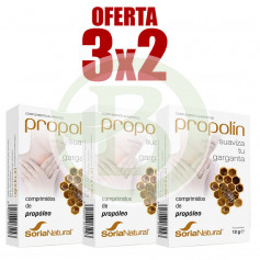 Pack 3x2 Propolín 48 Comprimidos Soria Natural