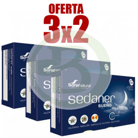 Pack 3x2 Sedaner Sueño 24 Comprimidos Soria Natural
