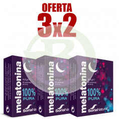 Pack 3x2 Melatonina 90 Comprimidos Soria Natural