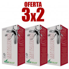 Pack 3x2 Metalopes 120 Comprimidos Soria Natural