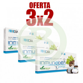 Pack 3x2 Inmunoden Junior 10 Viales Soria Natural