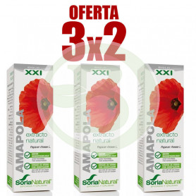 Pack 3x2 Extracto de Amapola 50Ml. Soria Natural