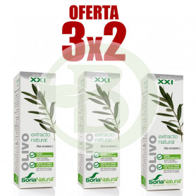 Pack 3x2 Extracto de Olivo 50Ml. Soria Natural