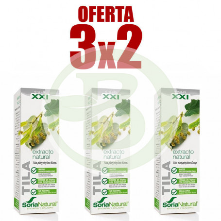 Pack 3x2 Extracto de Tila 50Ml. Soria Natural