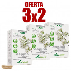 Pack 3x2 Espino Blanco 30 Cápsulas Soria Natural
