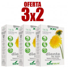 Pack 3x2 Diente de León 30 Cápsulas Soria Natural