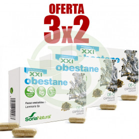 Pack 3x2 Obestane 30 Cápsulas Soria Natural