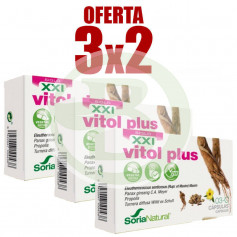 Pack 3x2 Vitol Plus 30 Cápsulas Soria Natural