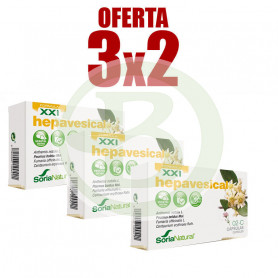 Pack 3x2 Hepavesical 30 Cápsulas Soria Natural