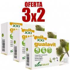 Pack 3x2 Gualavit 30 Cápsulas Soria Natural