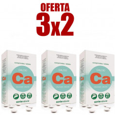 Pack 3x2 Calcio 30 Comprimidos Soria Natural