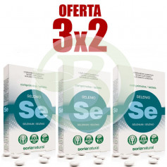 Pack 3x2 Selenio 24 Comprimidos Soria Natural