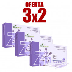 Pack 3x2 Glucosor Zinc 28 Viales Soria Natural