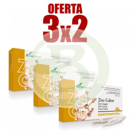 Pack 3x2 Diatonato 5-1 28 Viales Soria Natural