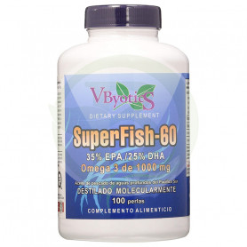Super Fish 60 Omega-3 100 Perlas Vbyotics