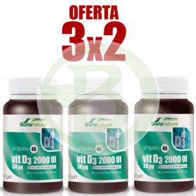 Pack 3x2 Vitamina D3 MgDose