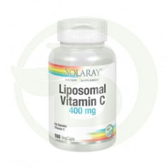 Lipo Vitamin C 400Mg. 100 Cápsulas Vegetales Solaray