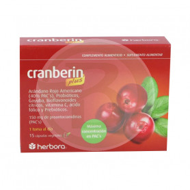 Cranberin Plus 15 Cápsulas Herbora
