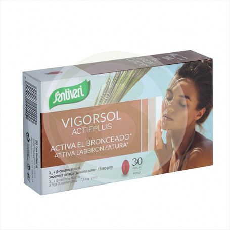 Vigor Sol Actif Plus 30 Perlas Santiveri