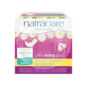 Compresa Extra Normal con Alas 12Uds. Natracare