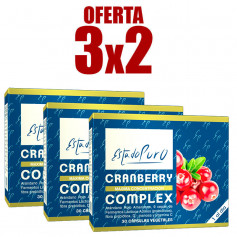 Pack 3x2 Cranberry Complex 30 Cápsulas Estado Puro