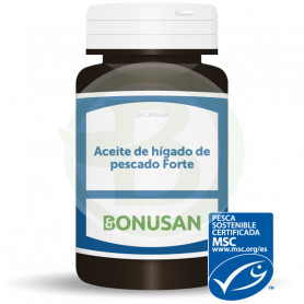 Aceite Hígado De Pescado Forte Msc 120 Cápsulas Bonusan