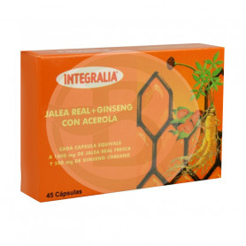 Jalea + Ginseng+ Acerola 45 Cápsulas Integralia