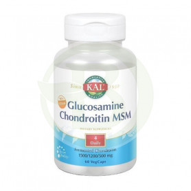 Vegan 100% Glucosamina, Condroitina, Msm 60 Comprimidos Kal