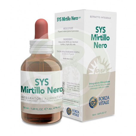 Sys Mirtillo Nero 50Ml. Forza Vitale