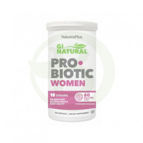 Gi Natural Probiotic Women 30 Cápsulas Natures Plus