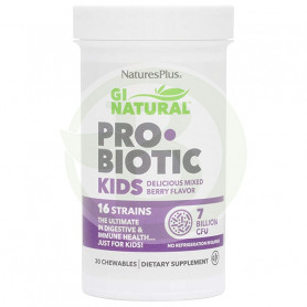 Gi Natural Probiotic Kids 30 Comprimidos Natures Plus