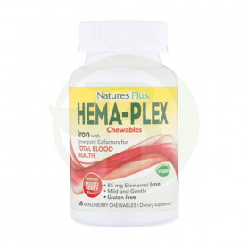 Hema-Plex Masticable 60 Comprimidos Natures Plus