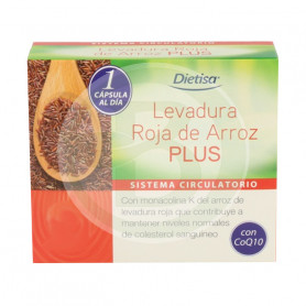 Levadura Roja De Arroz Plus 60 Cápsulas Dietisa